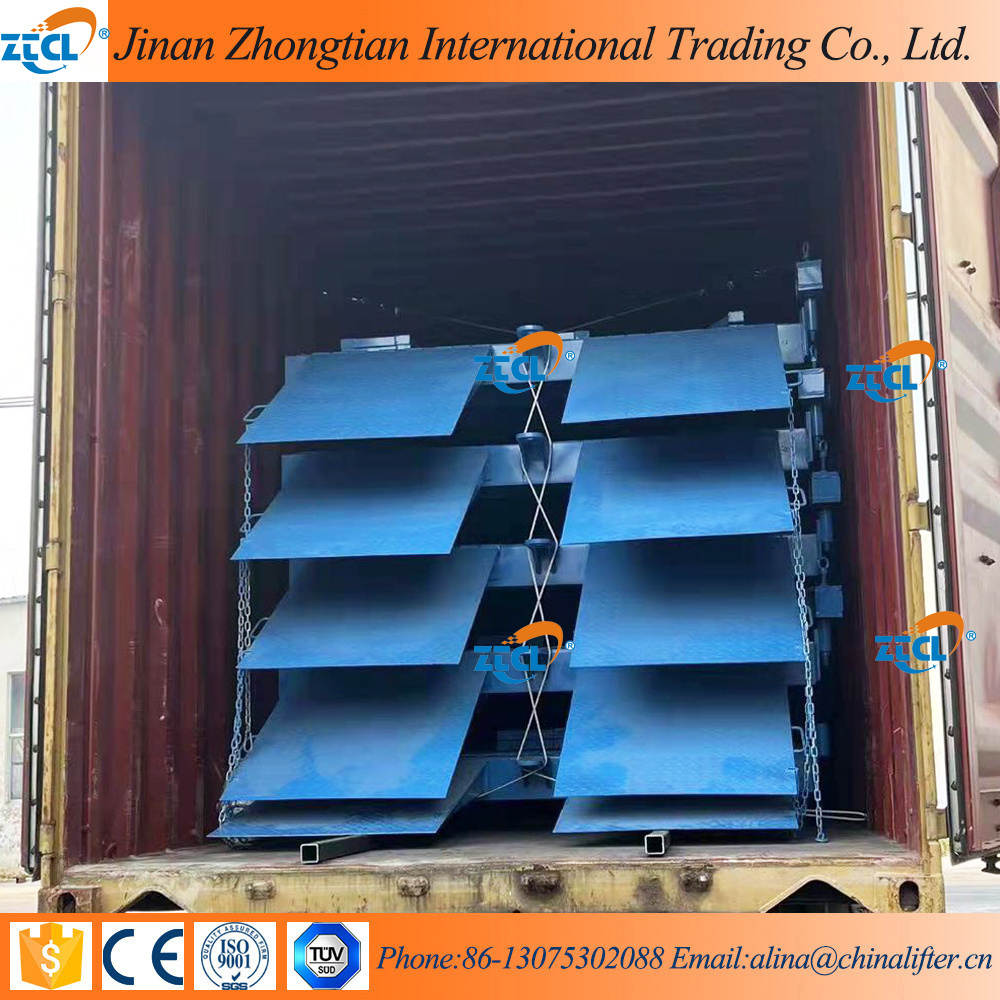 ZTCL  Mobile Loading Dock Ramp Steel Mobile Forklift ramp Yard Dock Ramp for container