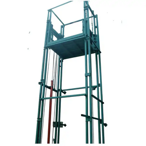 Vertical freight elevator Electric goods lifting platform Small Hydraulic Warehouse Guide Rail Cargo Lift