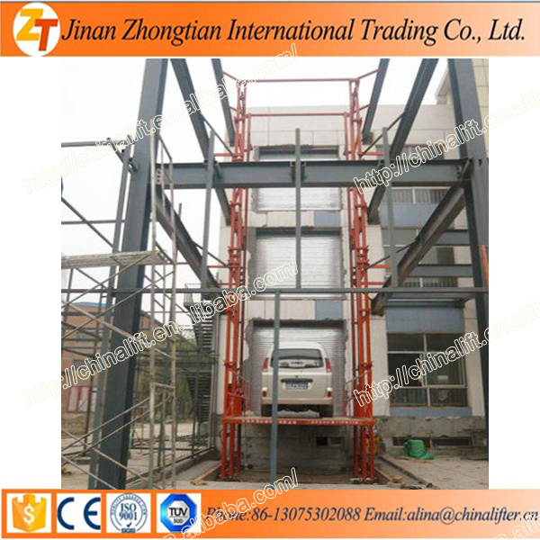 Vertical freight elevator Electric goods lifting platform Small Hydraulic Warehouse Guide Rail Cargo Lift