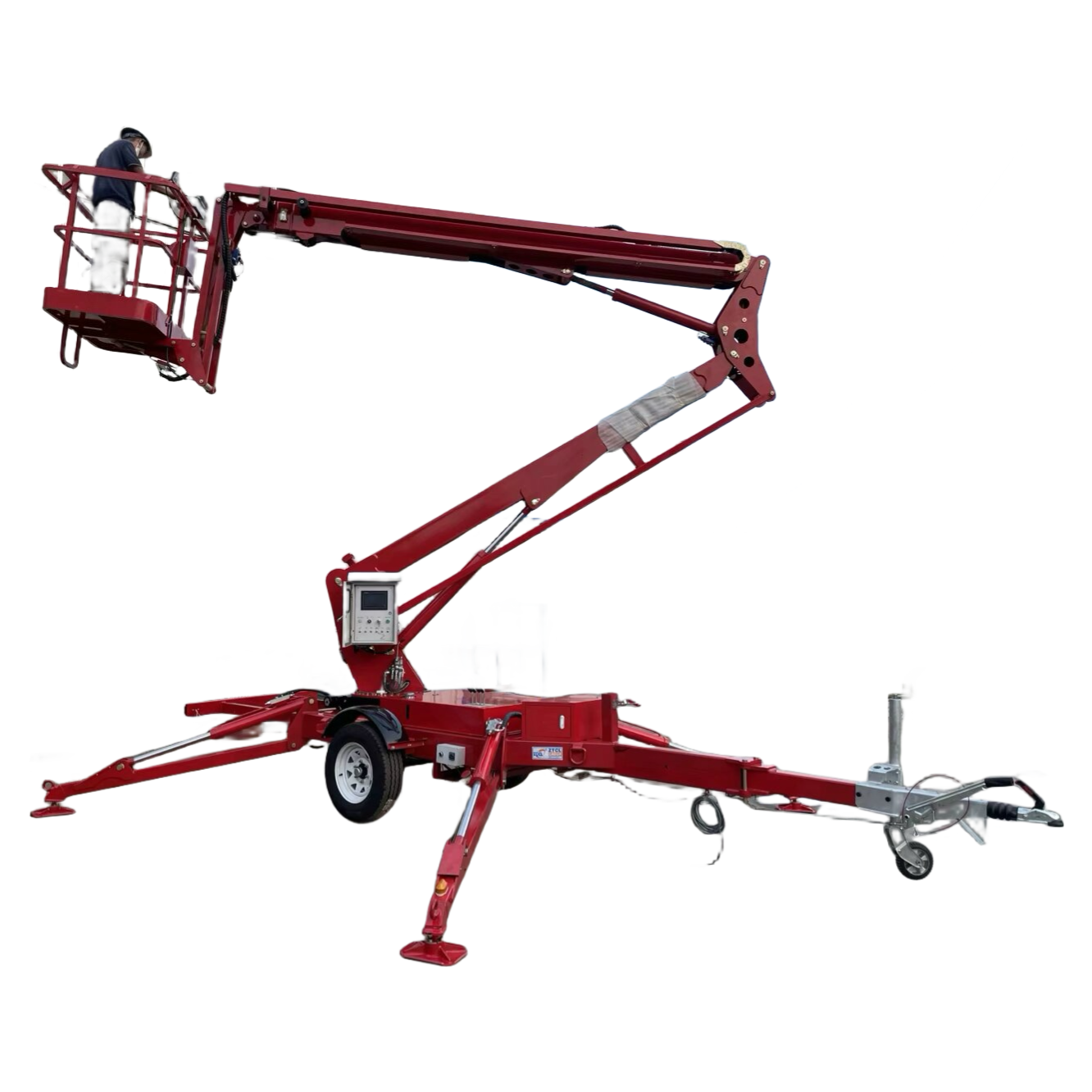 Articulated towable boom lift truck mounted hydraulic lift tables aerial work platform price