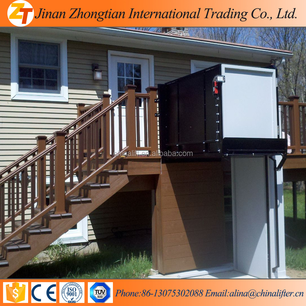 Electric vertical stair climbing wheelchair lift with CE