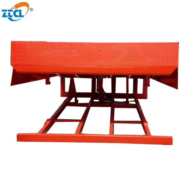 2024 Hot sale - 10 ton hydraulic stationary ramp for horse trailer/container unloading equipment