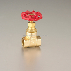 1/2"-2"Brass Parallel Gate Valve Rising Stem Gate Valve Female Thread Aluminum Handle