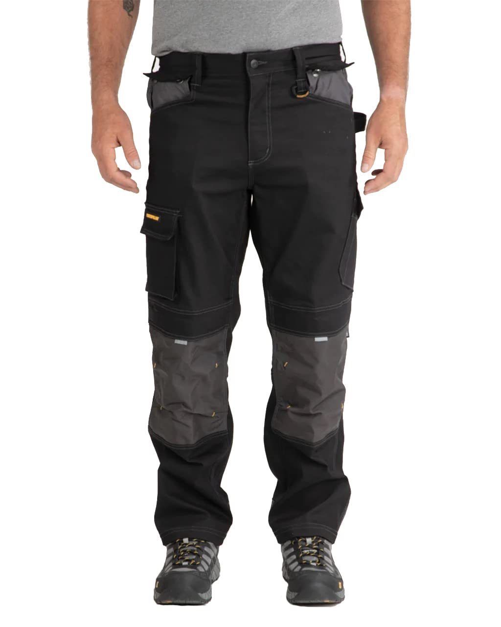 Water Resistant Work Pants for Men with Reinforced Knees, Bellowed Cargo Pocket and Tool Bags Cotton Men Clothes Customized