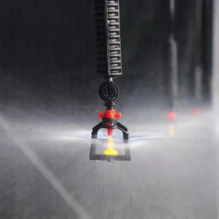 Hanging Fog Nozzles With Valve Cross Misting Sprinkler Garden Irrigation System Watering kits