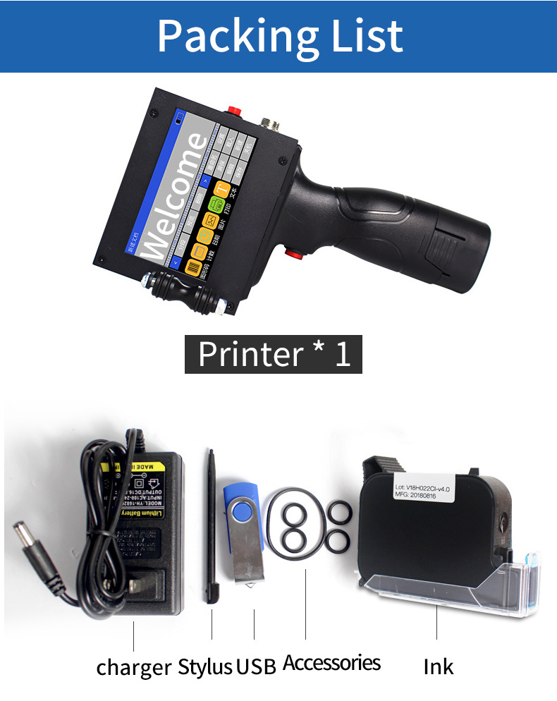 Hot Sale Manufacturer Supply Industrial Inkjet Batch Coding Date Expiring Printing Machine