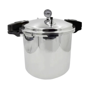 2023 Wholesale Hot Sale 23L Multi -function  Commercial Explosion-Proof Pressure Cooker With Pressure Gauge Aluminium Alloy Pres