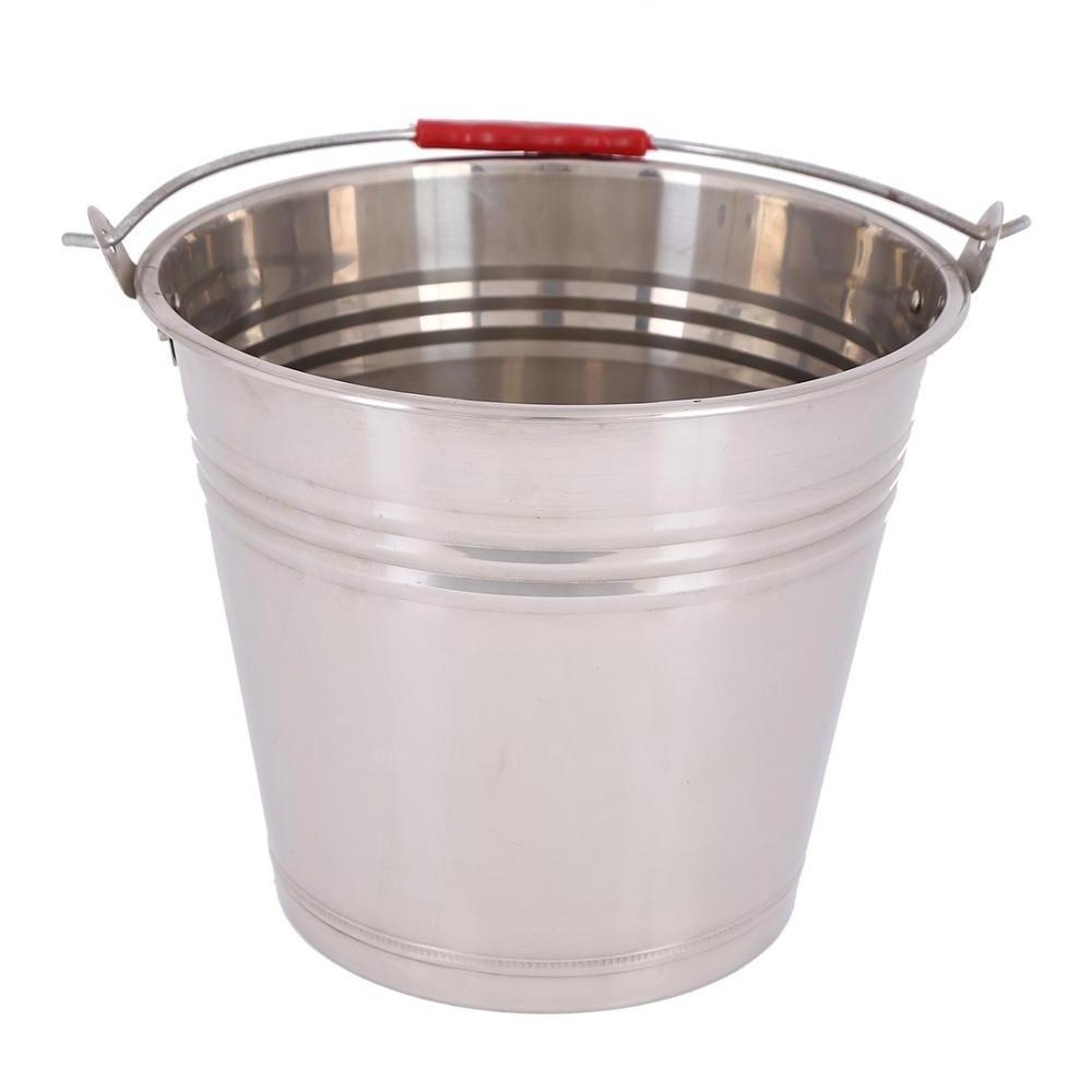 High quality durable stainless steel water bucket,metal pail mop bucket for promotion gift