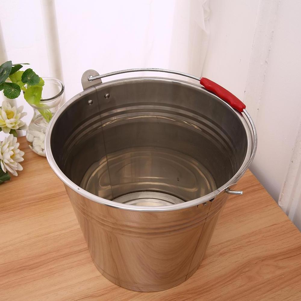 High quality durable stainless steel water bucket,metal pail mop bucket for promotion gift