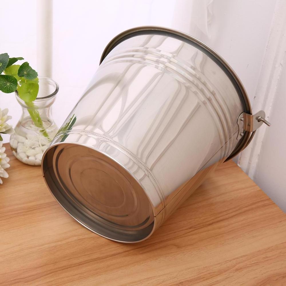 High quality durable stainless steel water bucket,metal pail mop bucket for promotion gift