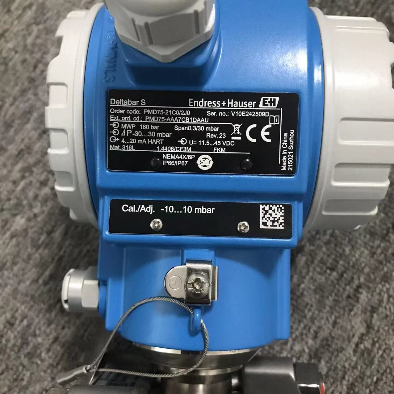 Endress Hauser PMD75-21C0/2J0 Deltabar S Differential Pressure Transmitter PMD75-AAA7CB1DAAU