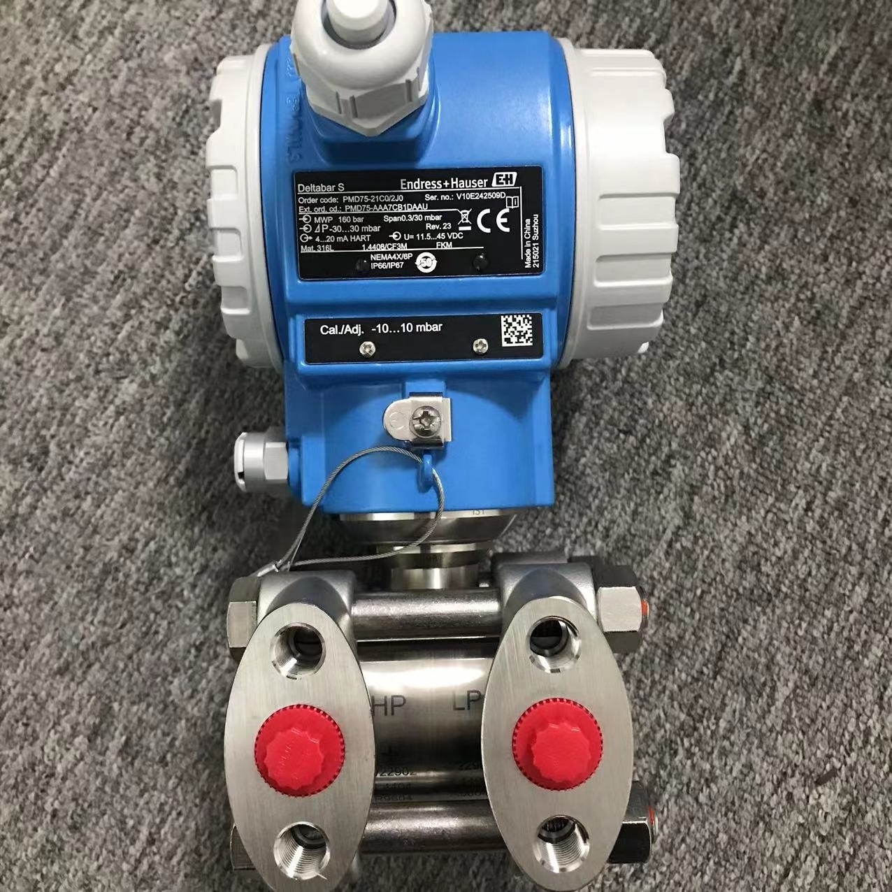 Endress Hauser PMD75-21C0/2J0 Deltabar S Differential Pressure Transmitter PMD75-AAA7CB1DAAU