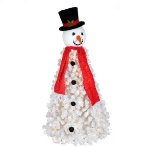 Artificial Christmas Trees For Kids Snowman Decorative Christmas Trees Special Flocked Christmas Tree Toy