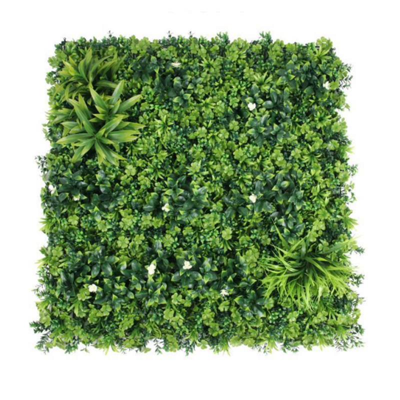 High Quality New Design Vertical Grass Wall Garden Customize Hanging Decor Artificial Grass Green Leaves Wall