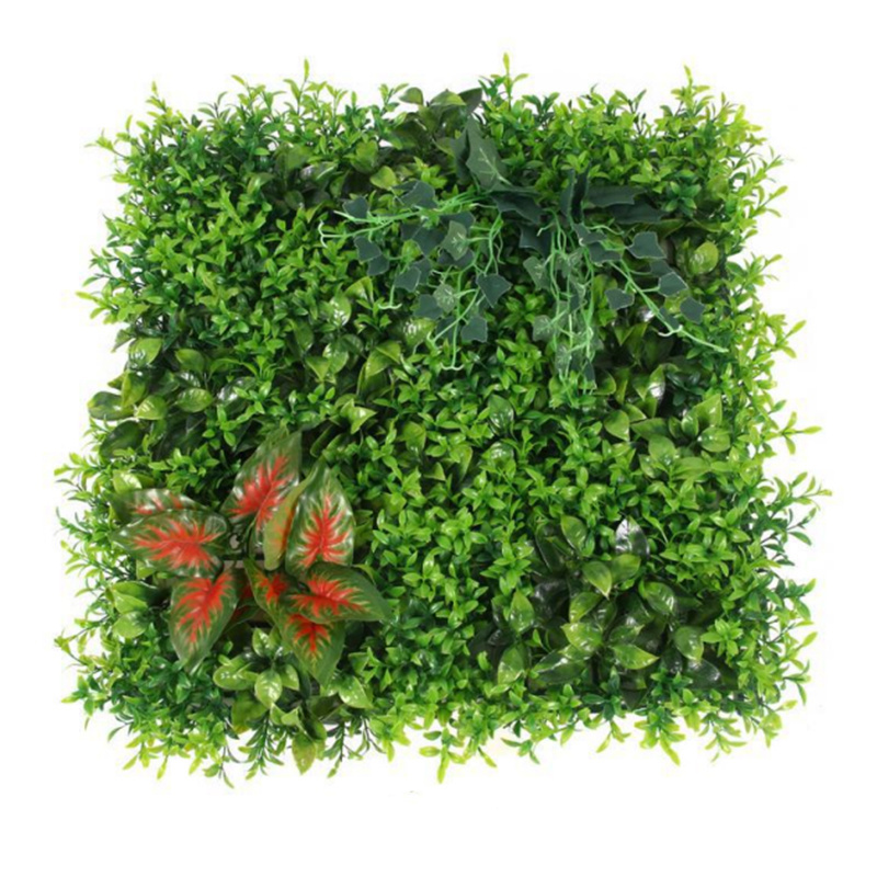 Outdoor Indoor Faux Vertical Decoration Artificial Background Ornaments Artificial Plants Grass Flower Wall Panels for Sale