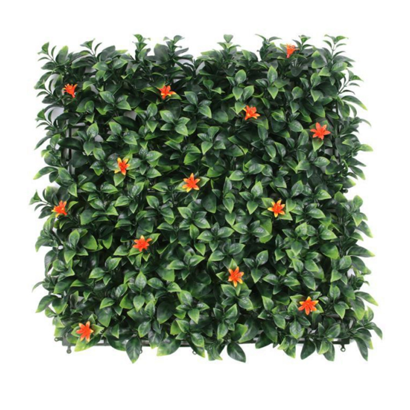 Outdoor Indoor Faux Vertical Decoration Artificial Background Ornaments Artificial Plants Grass Flower Wall Panels for Sale