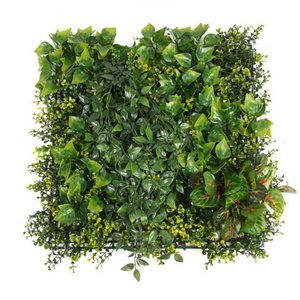 Outdoor Indoor Faux Vertical Decoration Artificial Background Ornaments Artificial Plants Grass Flower Wall Panels for Sale