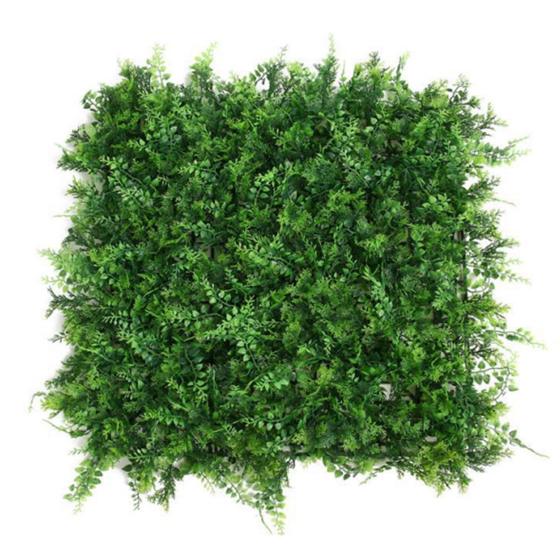 Artificial High Quality Garden Balcony Decor Artificial Boxwood Greenery Hedge Backdrop Grass Hedge Fence Vertical Wall Panels