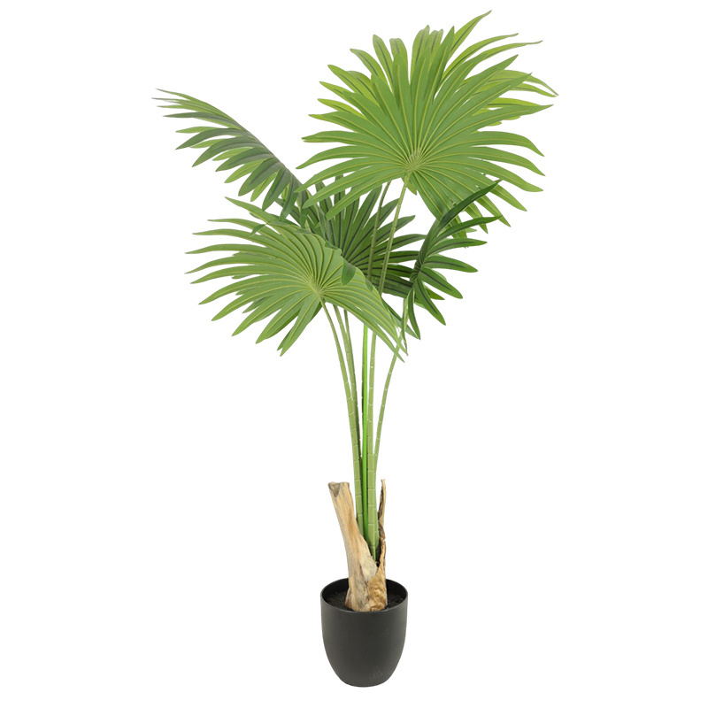 Artificial Plants Artificial Tree Indoor Eco-Friendly Decorative Green Artificial King Palm Tree