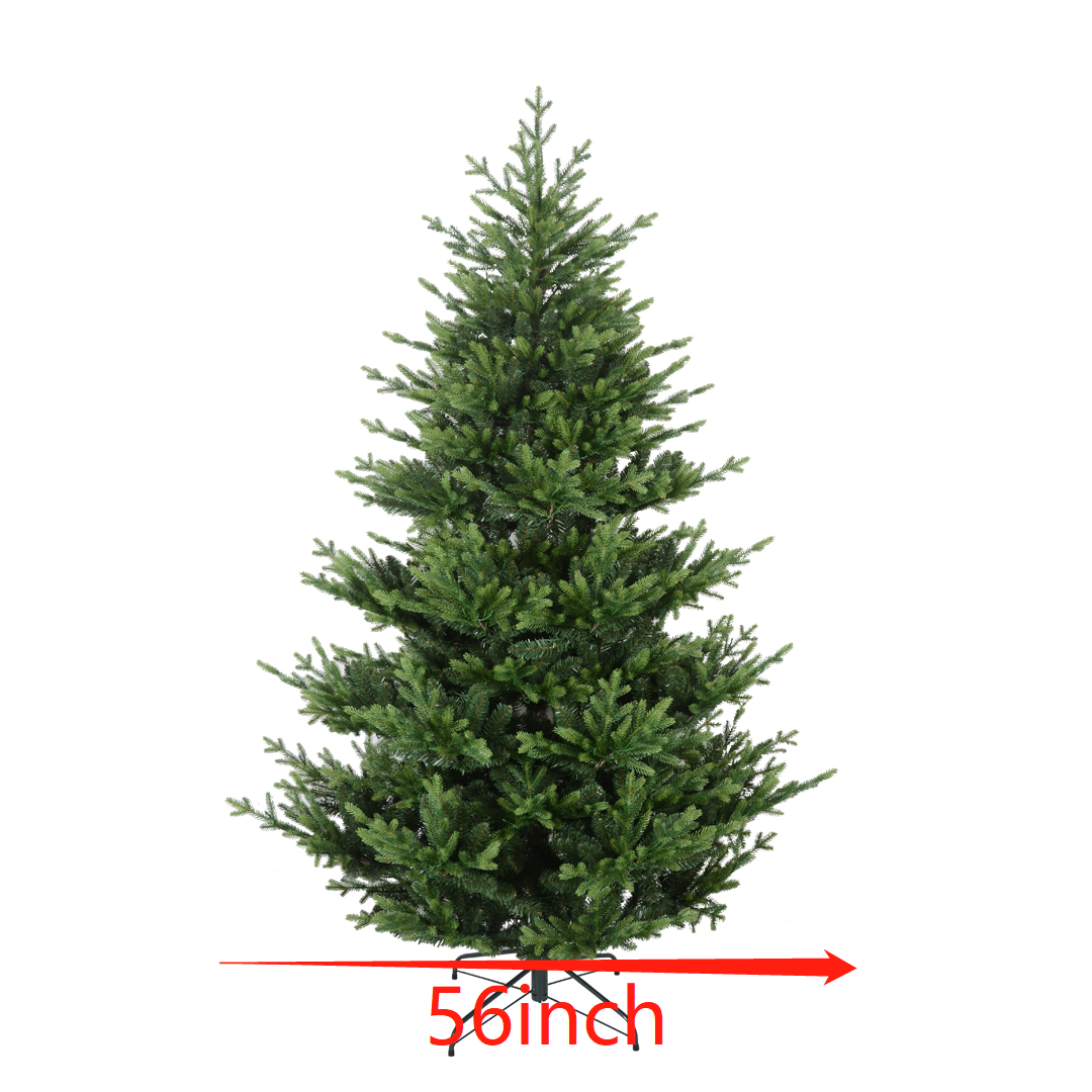 High quality 7ft Artificial Pre-lit Christmas Tree with metal stand