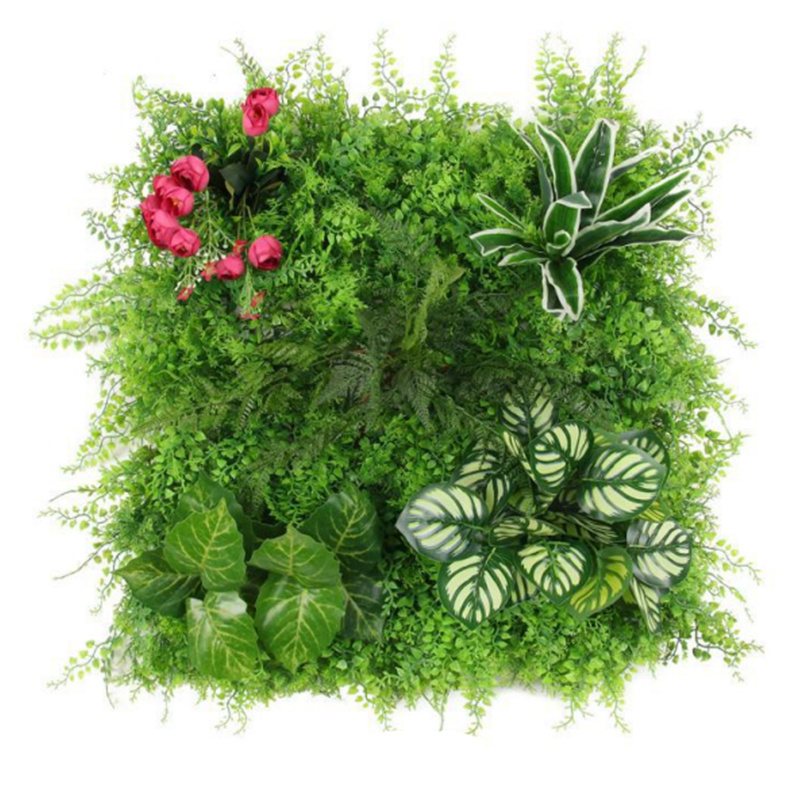 Artificial Green Wall System Garden Decor Backyard Artificial Grass Panel High Quality Decor Boxwood Hedge Panels