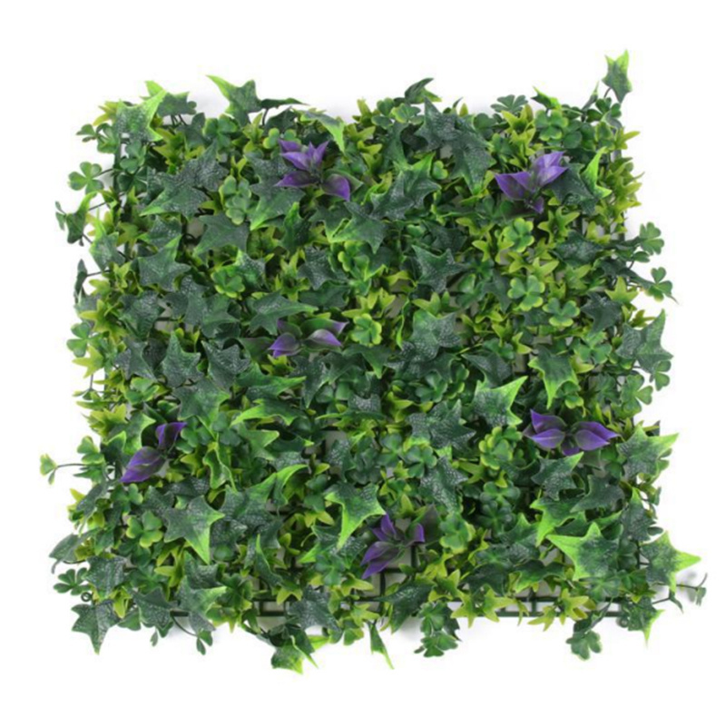 J Artificial Para Plants Privacy Greenery Faux Grass Wall Decor Panels Grass Wall Plastic Artificial Boxwood Anti-UV Grass Panel