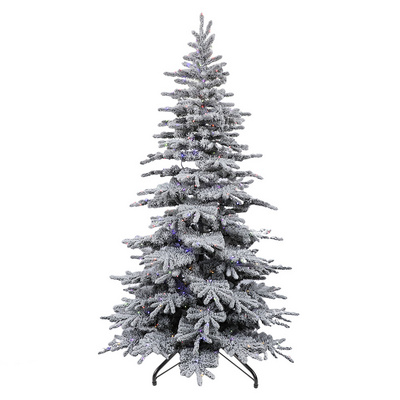 Hot Selling Decoration Flocking Simulation Artificial Christmas Tree Cedar Needle PE Pine Cone Christmas Tree