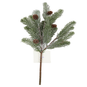 Christmas picks for arrangements Detachable wreaths faux berry cedar leaves Christmas door decoration with pine cone