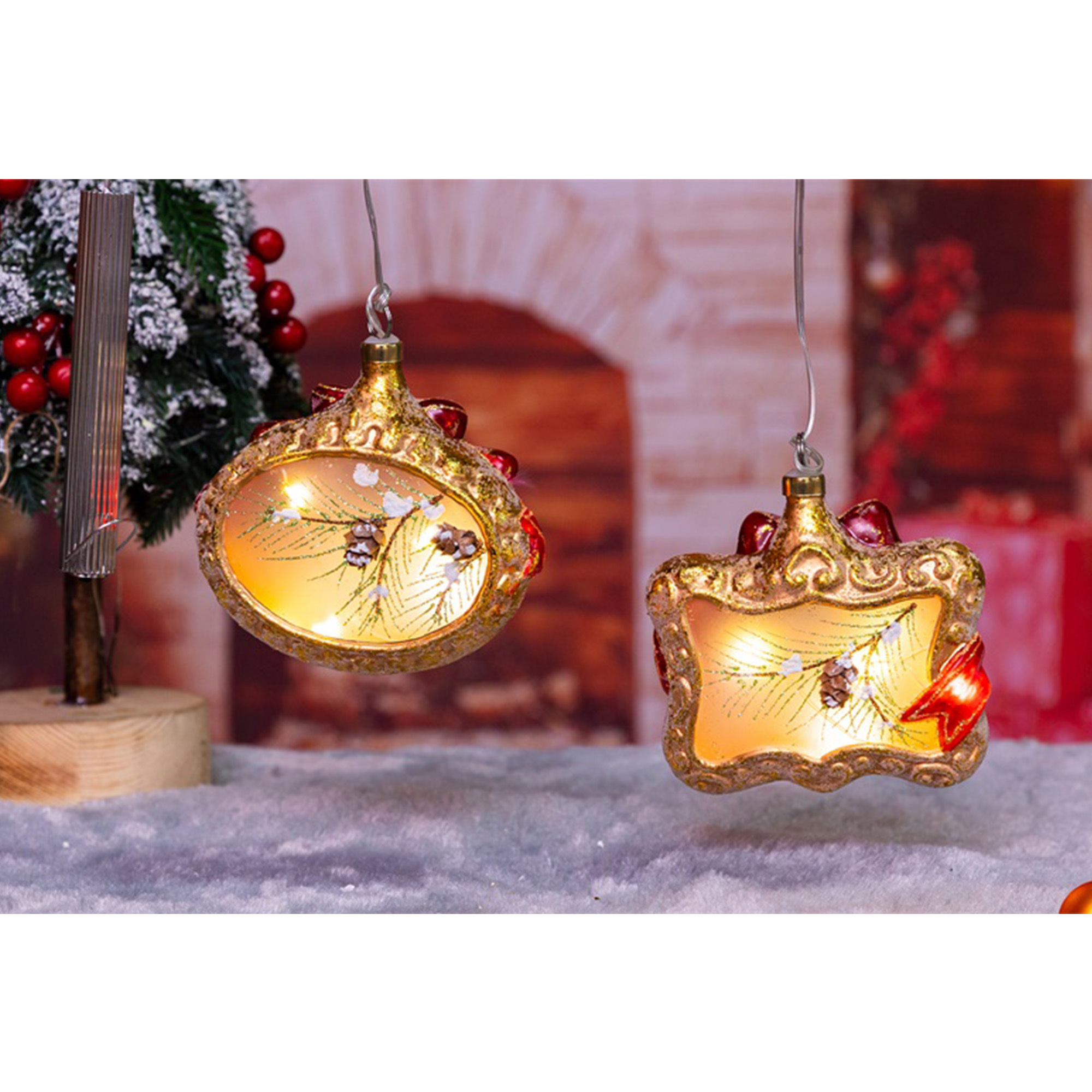 New Design Christmas Ball Ornaments Bulk Accept OEM ODM Luxury Glass Christmas Logo Ball Hot Selling Multi Color Ball