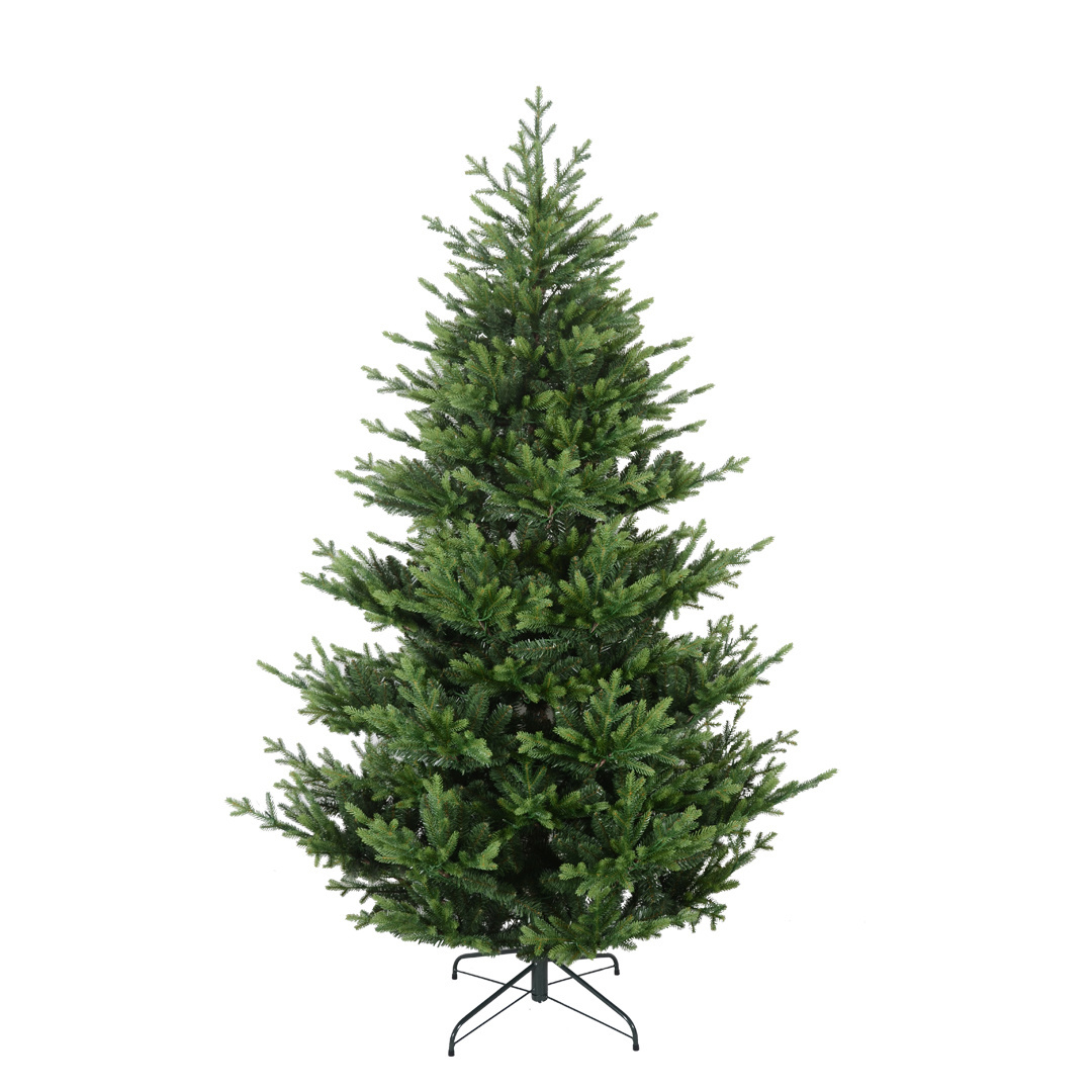 High quality 7ft Artificial Pre-lit Christmas Tree with metal stand