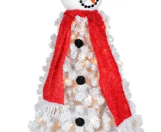 Artificial Christmas Trees For Kids Snowman Decorative Christmas Trees Special Flocked Christmas Tree Toy