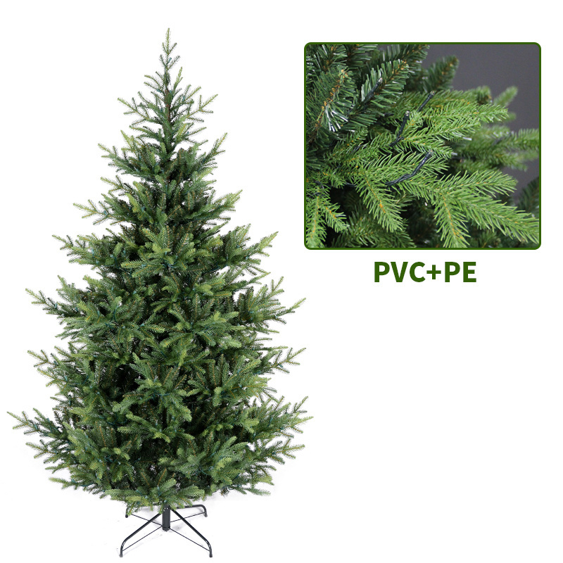 Giant PE PVC Christmas Tree Decoration Christmas Tree Ornament Fiber Optic RGB Lights Christmas Tree Base