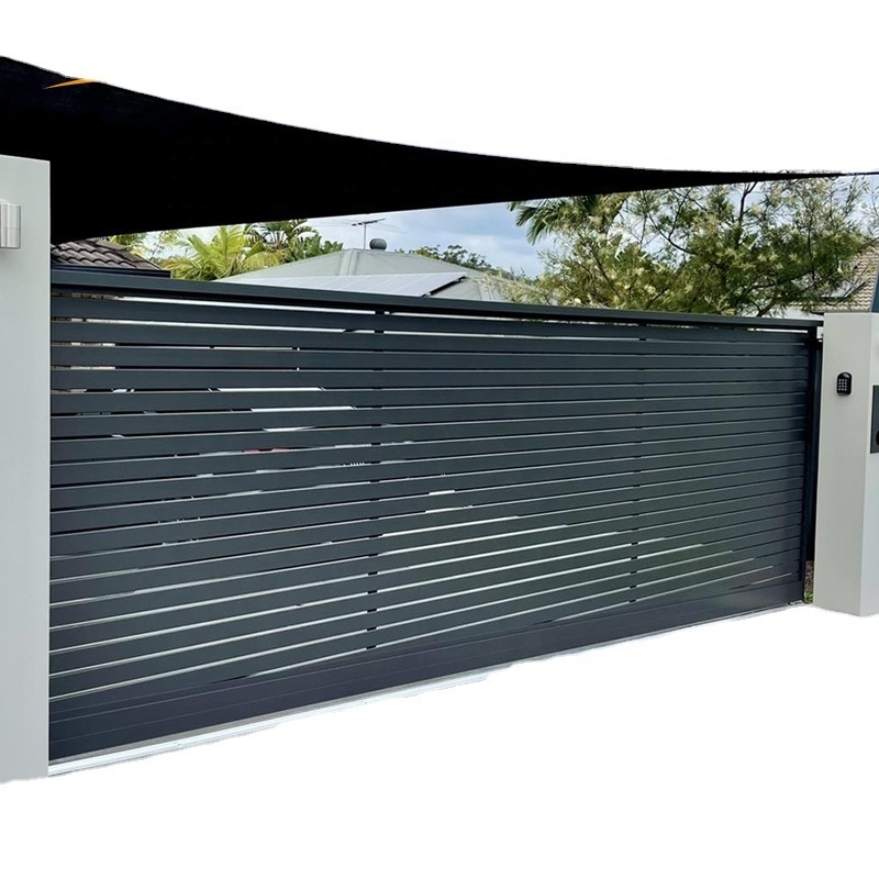 Composite Privacy Fencing Panels Modern Design Aluminium Slat Vertical Garden Panels