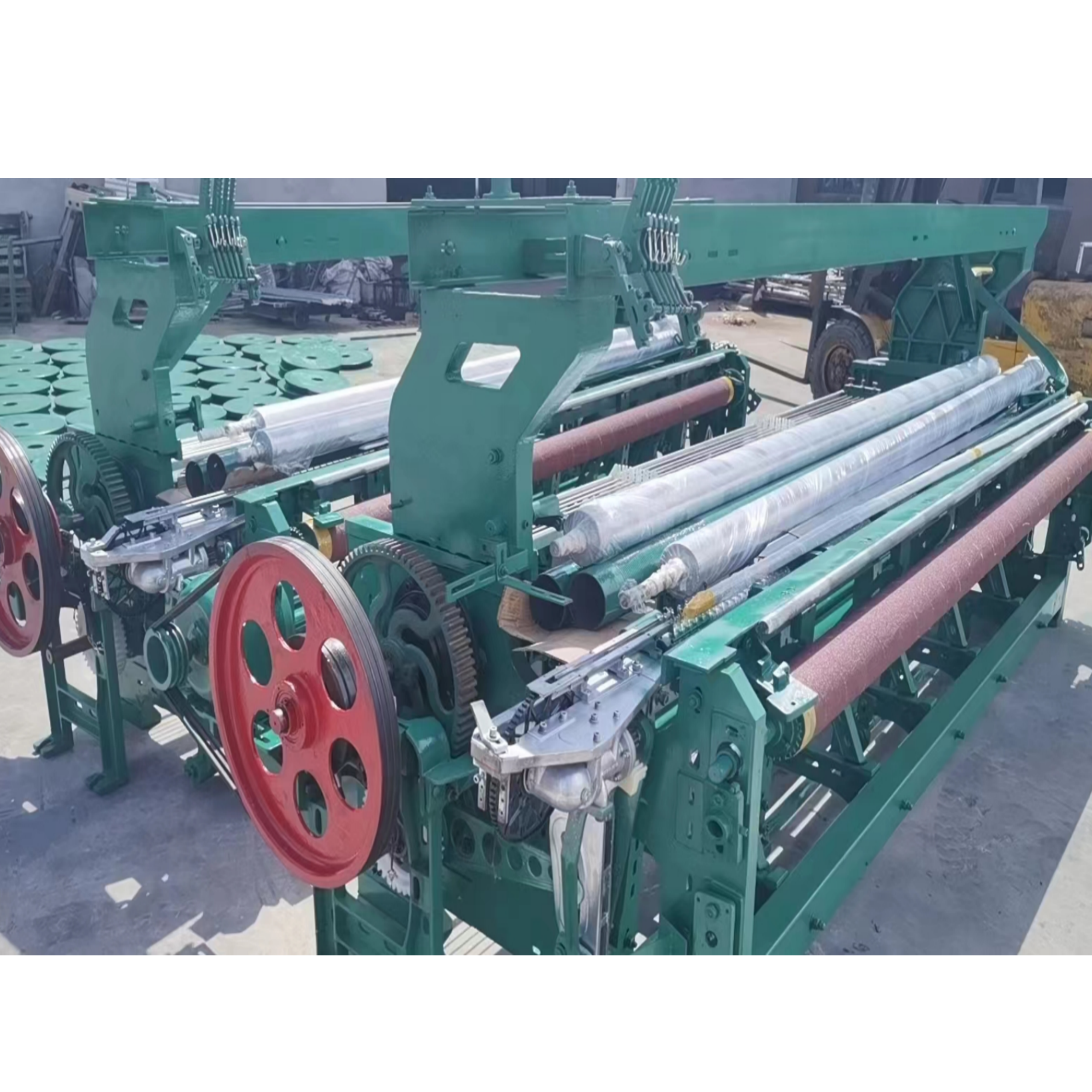 Weaving loom glass fiber web knitting or weaving machine shuttleless rapier loom with whole production line