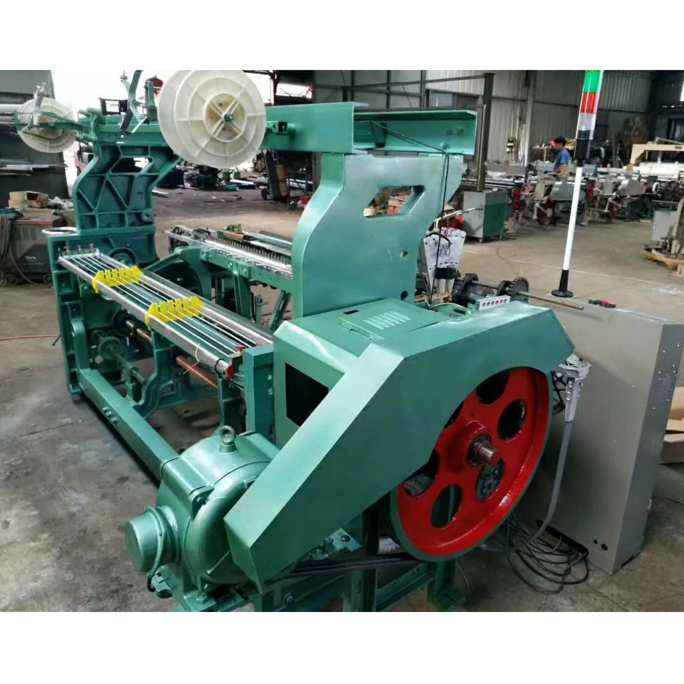 Weaving loom glass fiber web knitting or weaving machine shuttleless rapier loom with whole production line