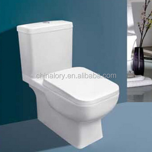 New design ceramic two piece promotional toilet seat commode toilet seat