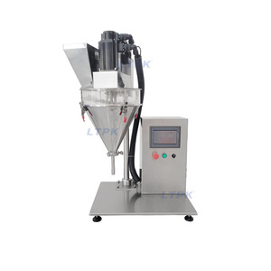 Table Top Semi-automatic 0.5g-100g Small Jar Bottle Screw Cosmetic Powder Spices Filling Machine