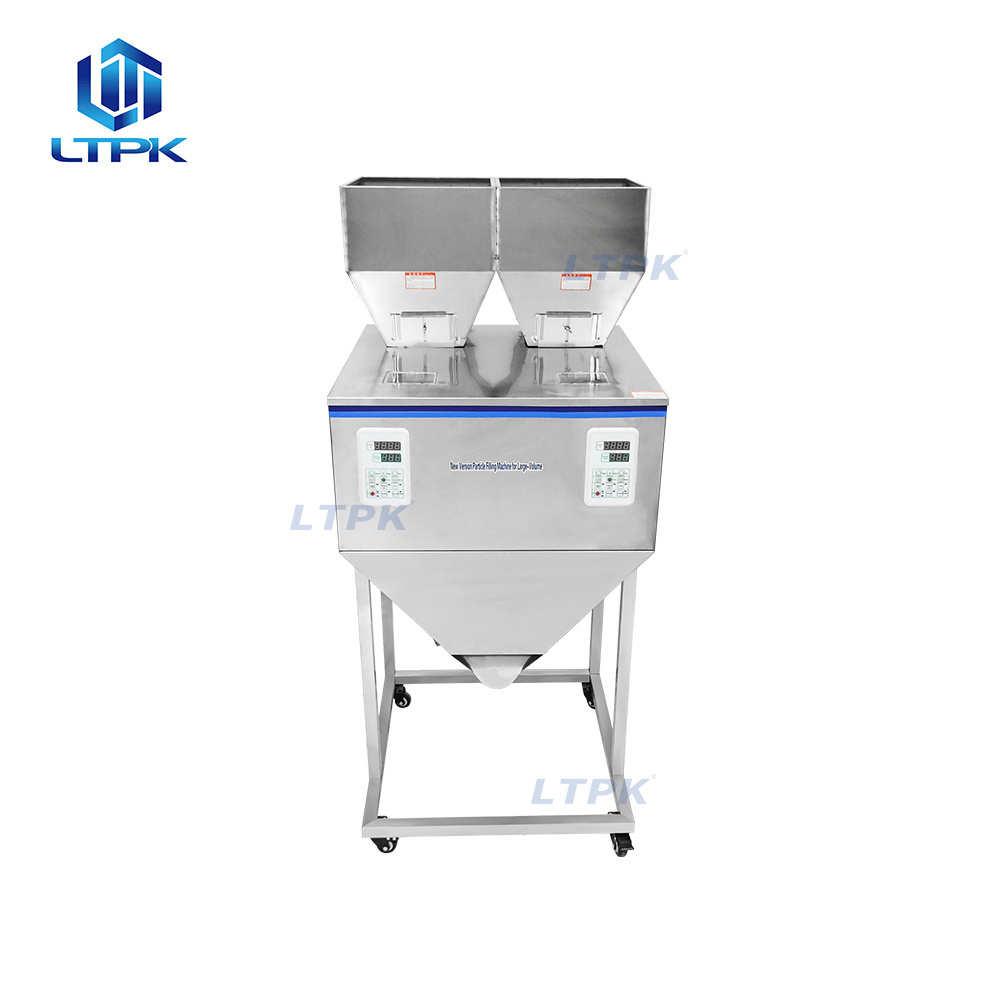 LT-W1200D automatic powder filling machinery washing soap powder protein powder weighing and filling machine mini