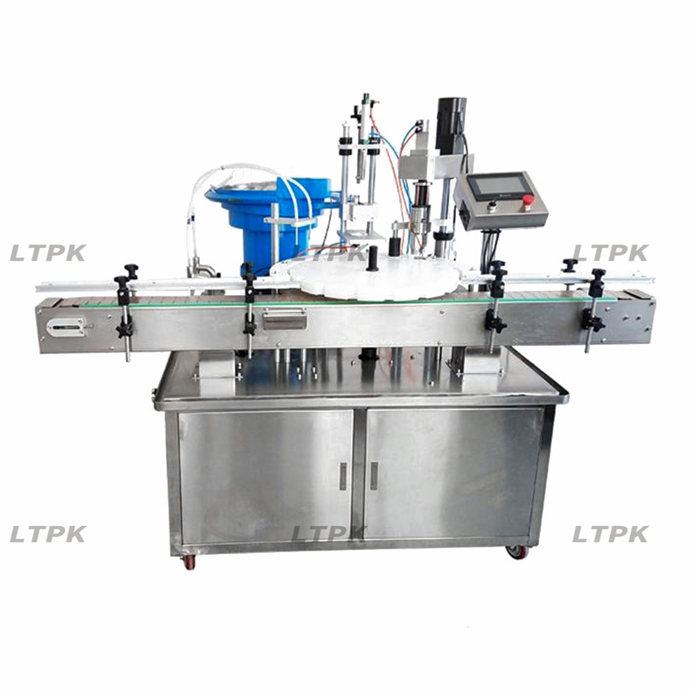 Automatic Filling Capping for juice oil liquid Double Head Magnetic Pump Dropper Bottle Rotary Liquid Filling Capping Machine