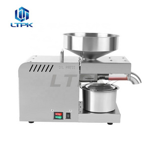 LTPK X5 Automatic Oil Extraction Flaxseed Oil Extractor Peanut Oil Press Machine for Home Use