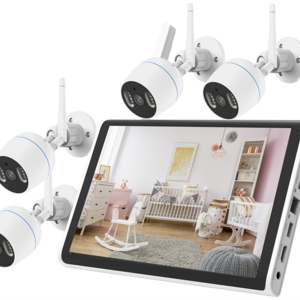 4 channel High-quality connection convenient 3MP wireless WiFi security monitoring NVR kit