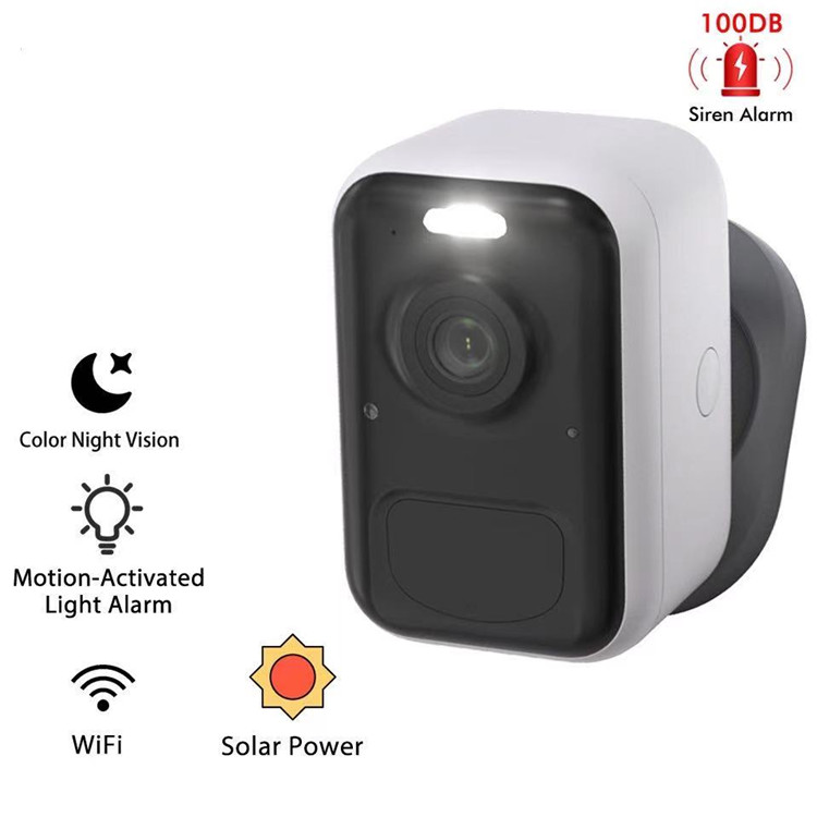 4MP Security Low power Night Vision Indoor Cctv  Wifi Cctv System Battery Camera