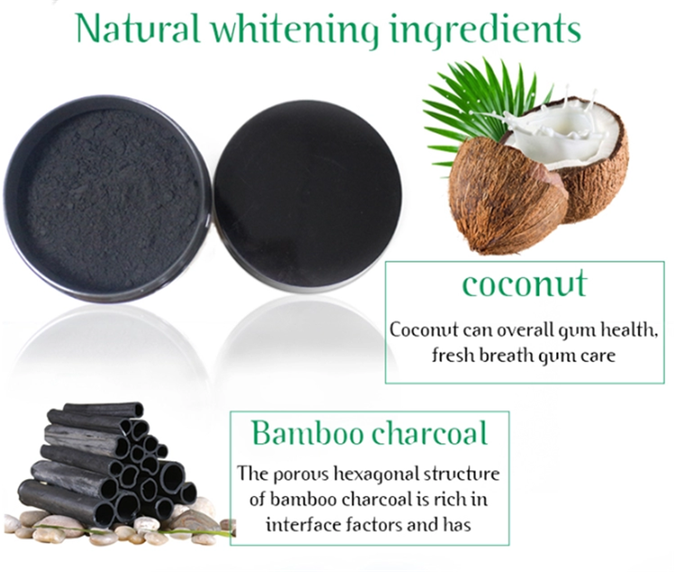 100% Beauty Natural  Activated Carbon Bamboo Charcoal Teeth Whitening Powder