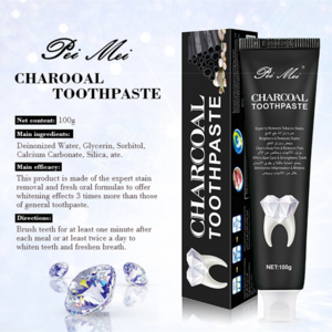 Hot Sale Active Coconut And Charcoal Teeth Whitening Toothpaste