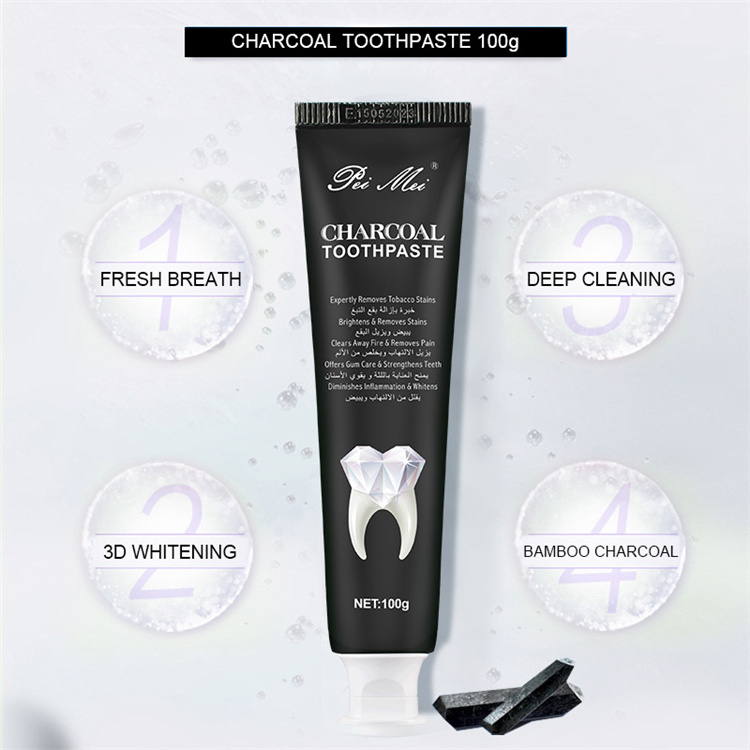 Hot Sale Active Coconut And Charcoal Teeth Whitening Toothpaste