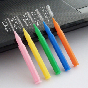 colorful Interdental Brush For Home Use Oral Care tooth Cleaning Interdental Toothpick Boxed oral b interdental brushes