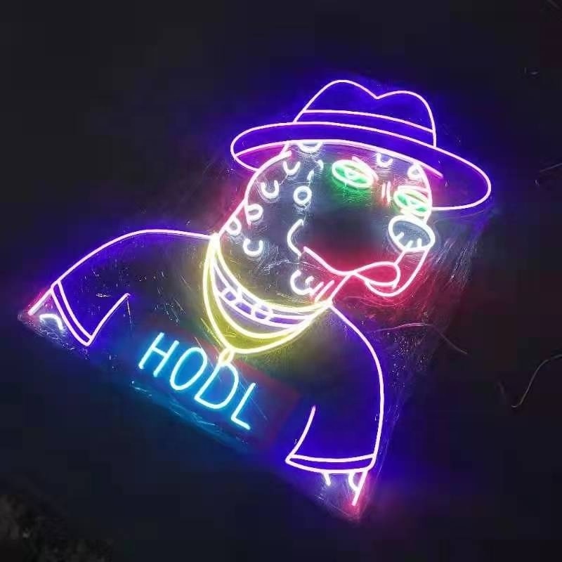 Quality Flex Neon Sign Dog Shape Lighting up Neon Sign Indoor Acrylic Board Neon Letters for Sale