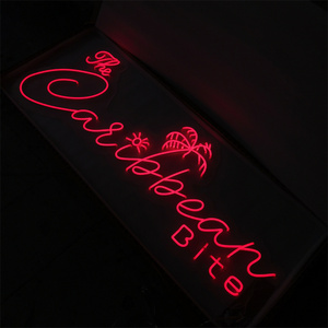 Custom Indoor wall acrylic neon sign 3d clear acrylic flex neon sign 3d signs foor storeshop