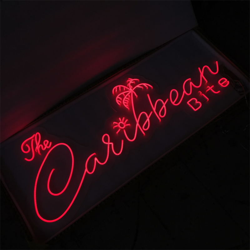 Custom Indoor wall acrylic neon sign 3d clear acrylic flex neon sign 3d signs foor storeshop