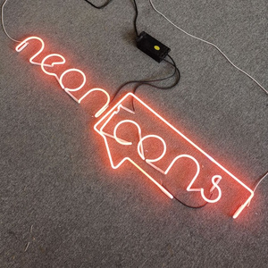 Classic neon light letters true neon sign custom real glass neon light sign with cheap price